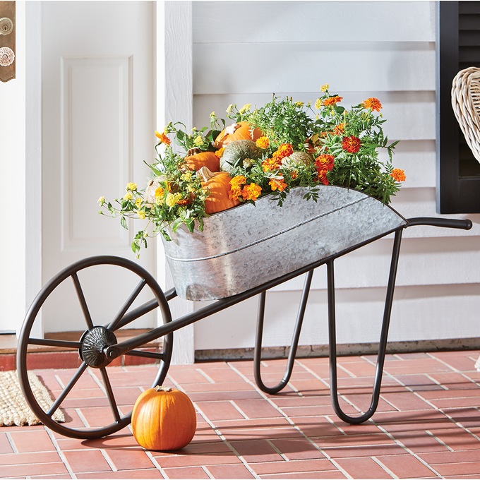 Metal Wheelbarrow, , large