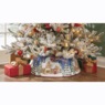 Santa on a Rooftop Metal Tree Collar, , large