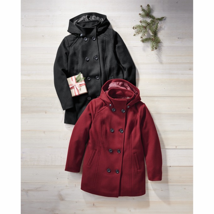 Womens Peacoat, , large