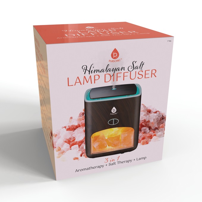 Pursonic Himalayan Salt Lamp Diffuser, , large
