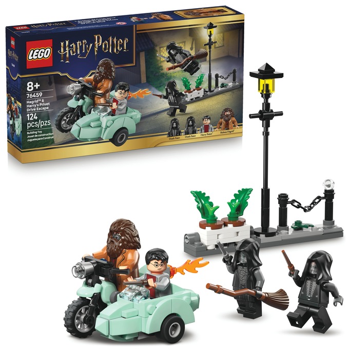 LEGO Harry Potter Hagrid & Harry's Privet Drive Escape, Multi, large