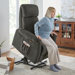 Lay-Flat Powered Lift Recliner, , large