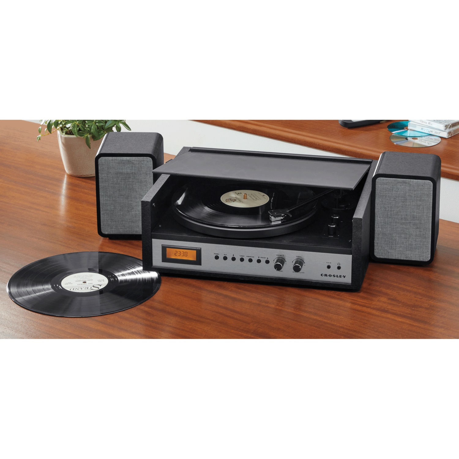 Crosley Coda Record Player with Speakers | Montgomery Ward
