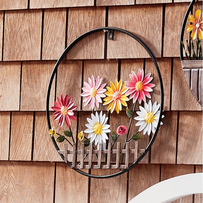 Metal Flower Frame, , large