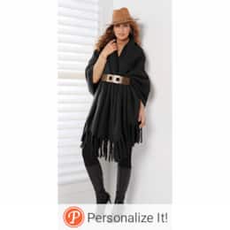 Personalized Solid Oversized Scarf, , large