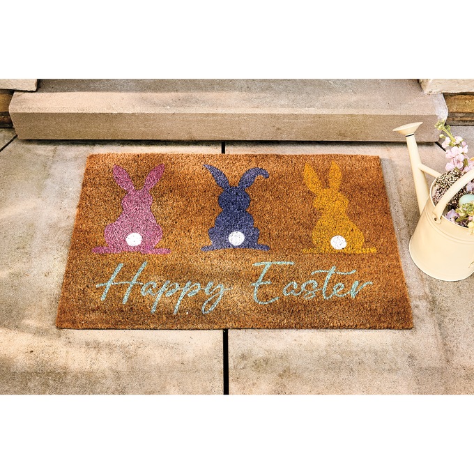 Bunny Tail Coir Mat - 20" x 30", , large