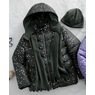 Platinum Girls&#39; Foil Puffer with Hat and Scarf, , large