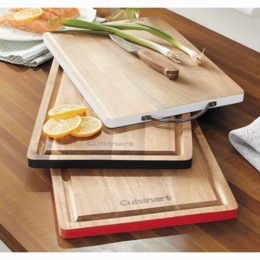 Cuisinart Acacia Reversible Cutting Board with Color Edge, , large