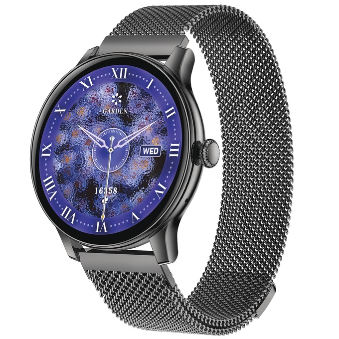 IG Round Smartwatch, Silver, large