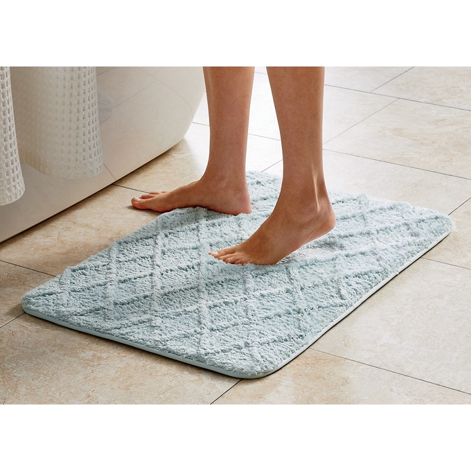 Plush Memory Foam Bath Mat, , large