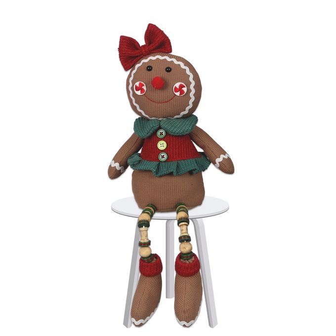 Gingerbread Boy or Girl Shelf Sitter, , large