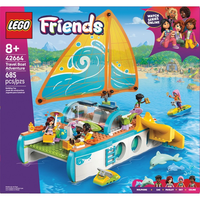 LEGO Friends Travel Boat Adventure, , large