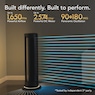 Vornado ARA Oscillating Tower Fan with Ambient Light, , large