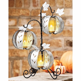 3-Tiered Pumpkin Lantern, , large