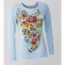 Butterfly Floral Knit Top, , large