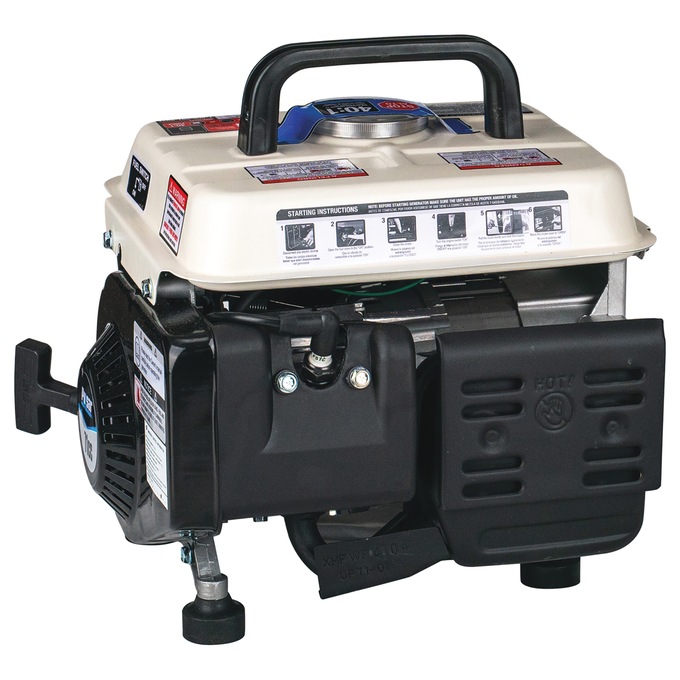 Pulsar 1200W/900W 2-Stroke Gas Generator, Black, large
