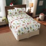 No Boxes & Bags Grinch Flannel Sheet Set, Multi, large