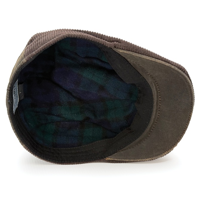Corduroy Driving Cap with Adjustable Closure, , large