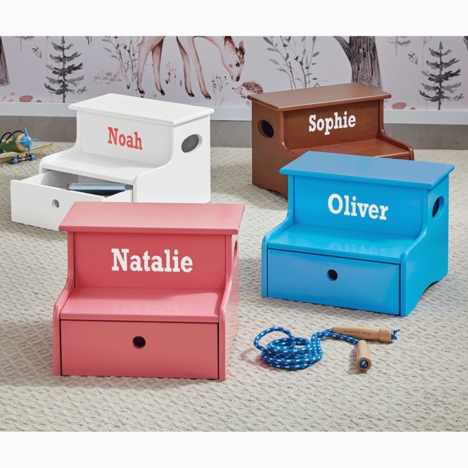 Kids’ Storage Step Stool, , large