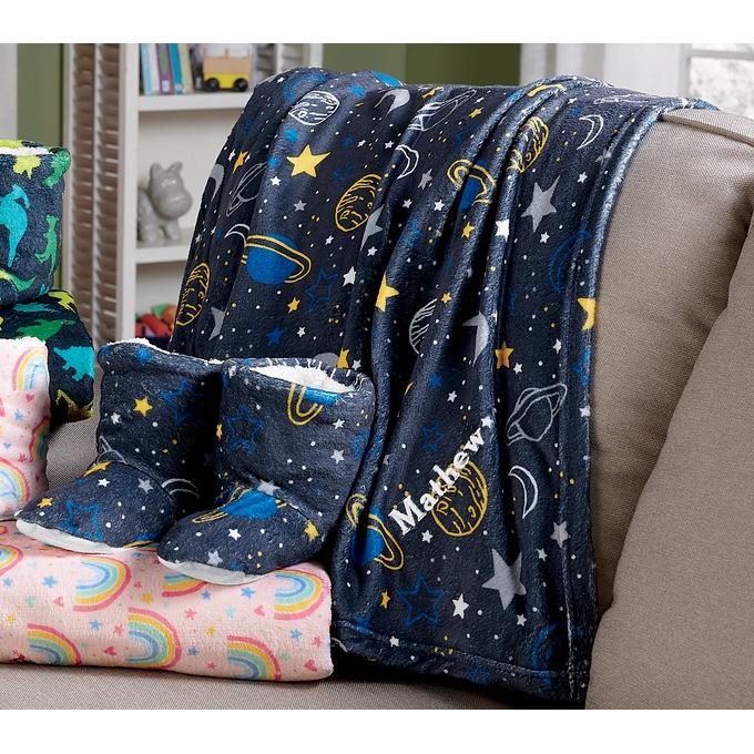 Kids&#39; Novelty Throw & Bootie Set, , large