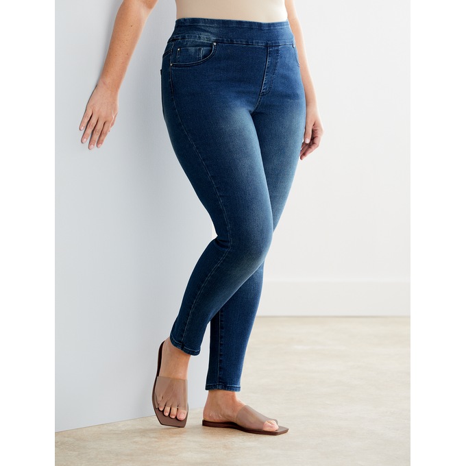 Ella Denim Jegging, , large