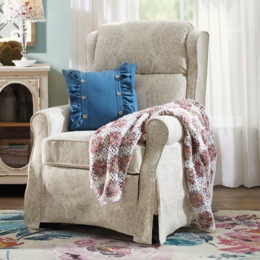 Skirted Recliner, , large