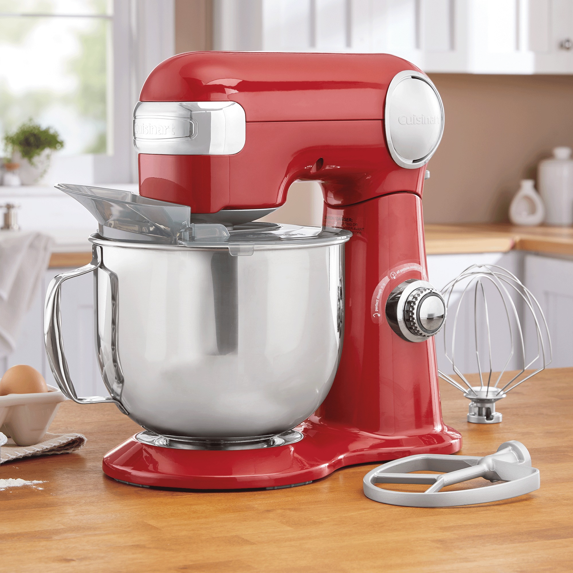 Cuisinart 5.5-Quart Stand Mixer, Ruby Red, large