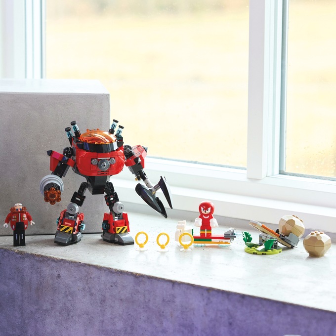 LEGO Sonic Knuckles vs. Dr. Eggman Egg Crusher Mech, Multi, large