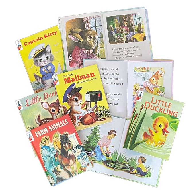 Vintage Storybooks and Slipcase, , large