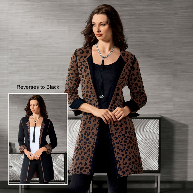 Madison Reversible Cardigan, , large