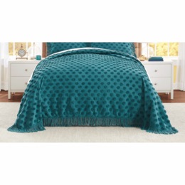Color Connection Autumn Chenille Dot Bedspread, , large