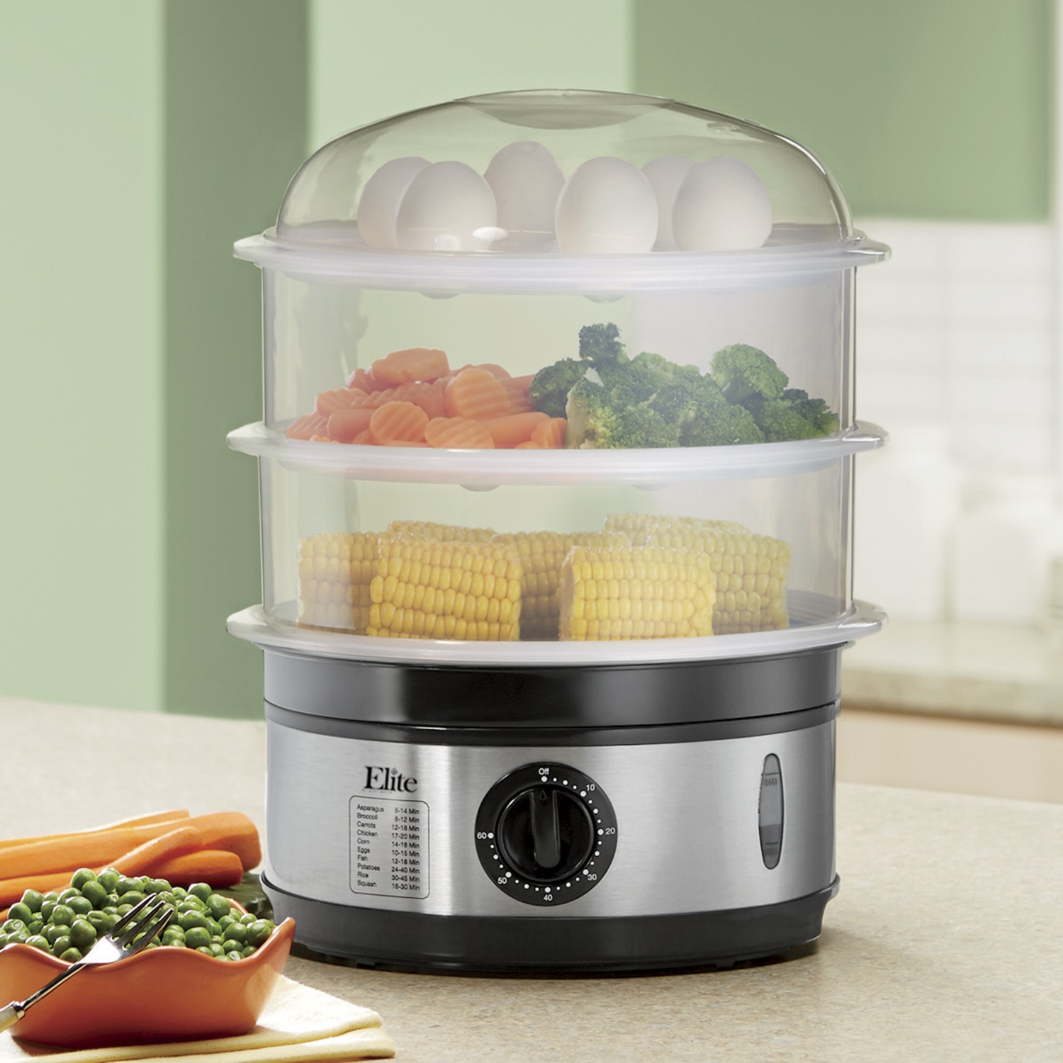 8.5Qt. Food Steamer by Elite Montgomery Ward