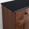 Katie Sideboard Cabinet with Drawers, Black Walnut, large