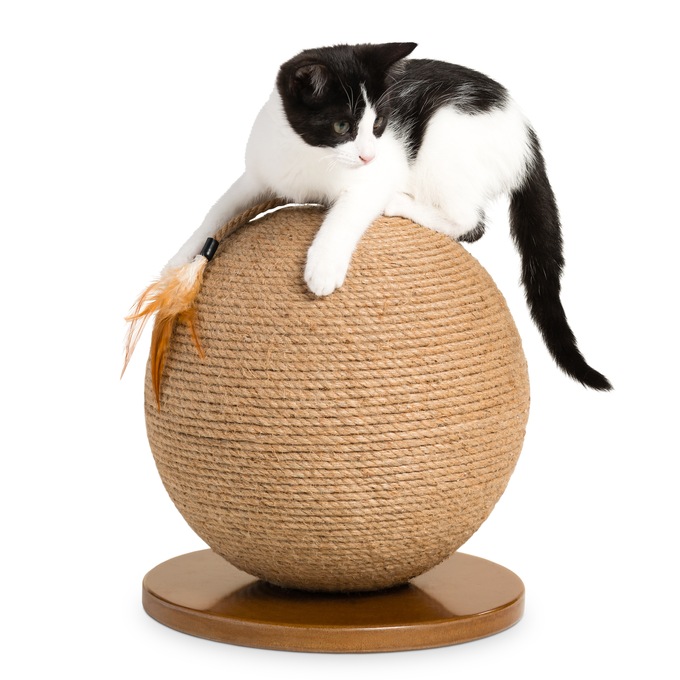 Kitty Power Paws Sphere Scratching Post, , large