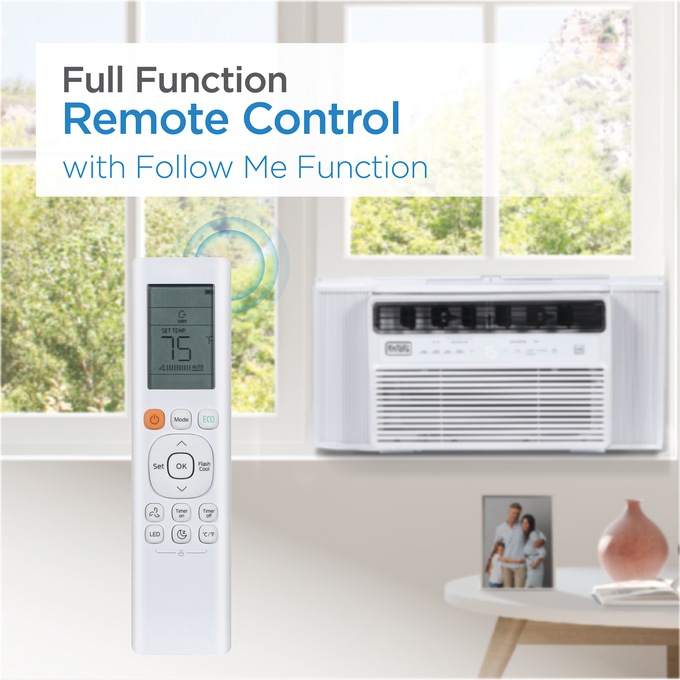 BLACK+DECKER 12000 BTU Window Air Conditioner with Inverter Technology, , large