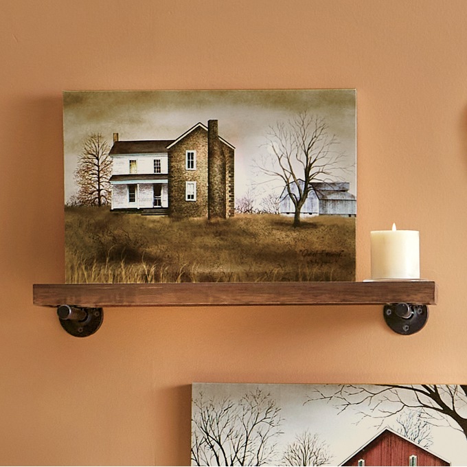 Industrial Pipe Shelf, , large