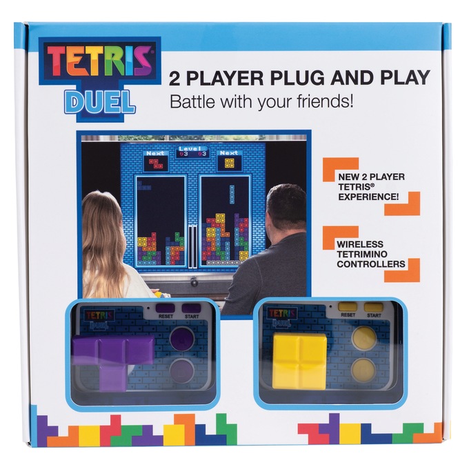 Tetris Duel Plug & Play Arcade, White, large