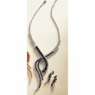 Crystal Swirl Drop Necklace & Earring Set, , large