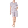 Print Shorty Pajama, Hyacinth Floral, large