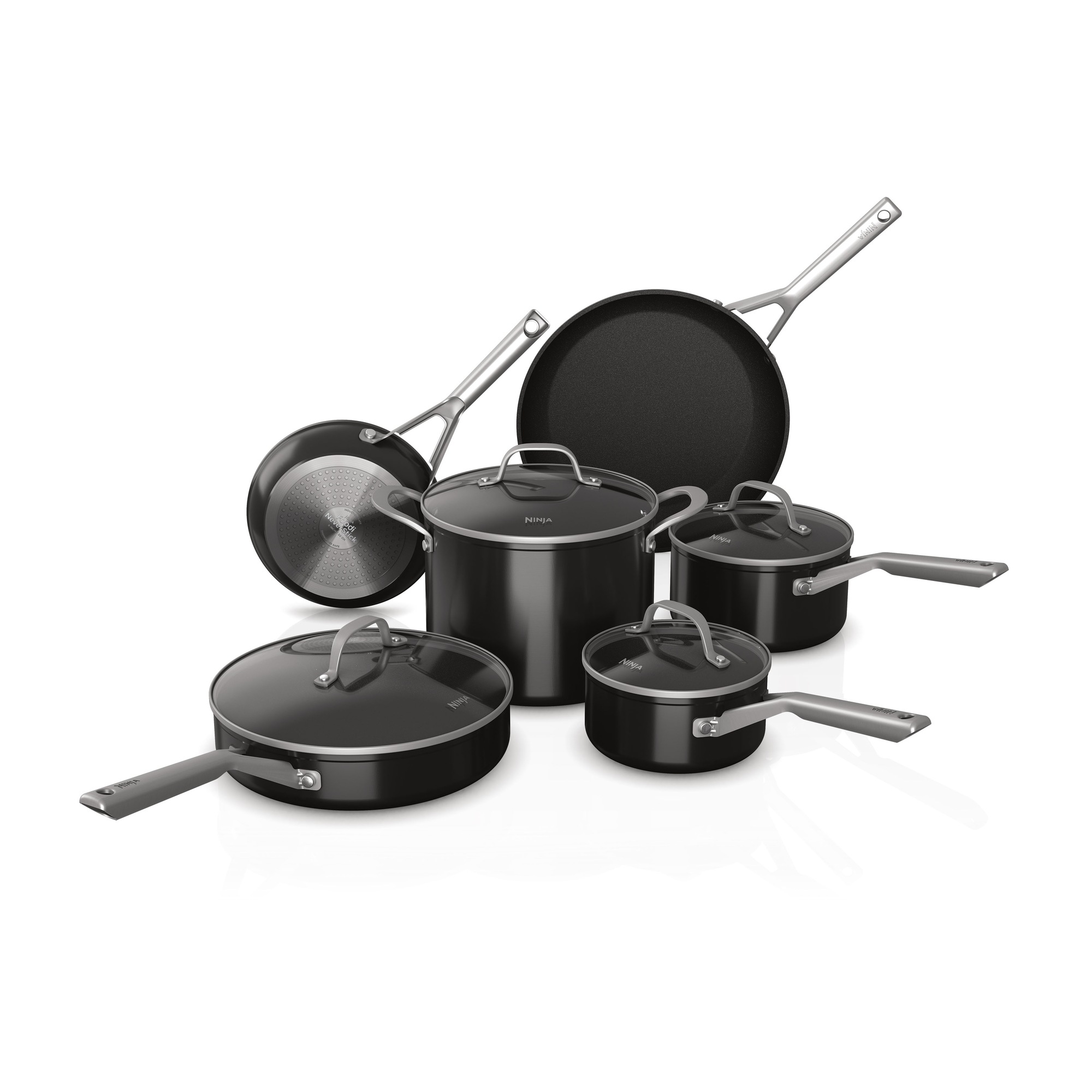 Ninja Foodi NeverStick 10-Piece Cookware Set, , large