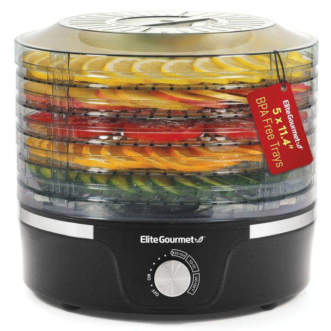 Elite Gourmet Adjustable Height Dehydrator, , large