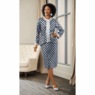 Checkerboard Denim and Sequin Jacket Dress, , large