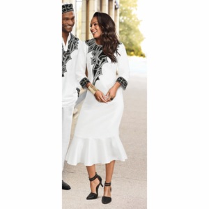 Bettina Peplum-Hem Sheath Dress, , large