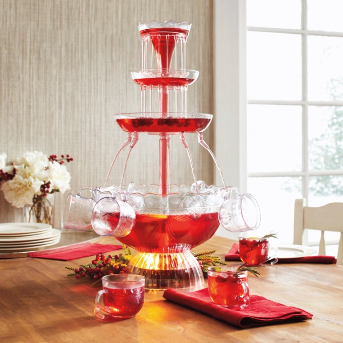 Nostalgia Lighted Party Fountain, , large