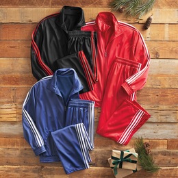 Casual 2-Piece Men&#39;s Active Set with Side Stripe Accents, , large