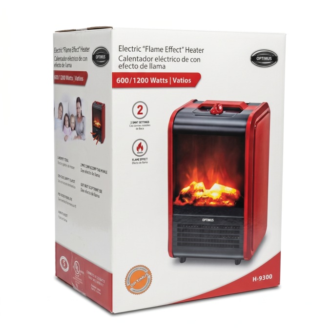 Optimus Mini Ceramic Fireplace, , large