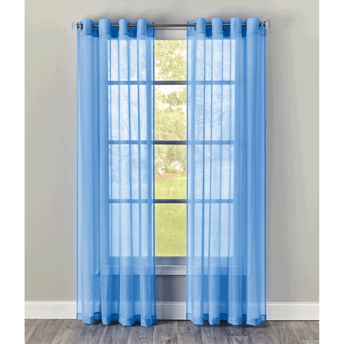 Sheer Panel with Grommets, , large