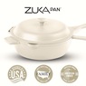 Granitestone 10" Zuka Pan, Cream, large