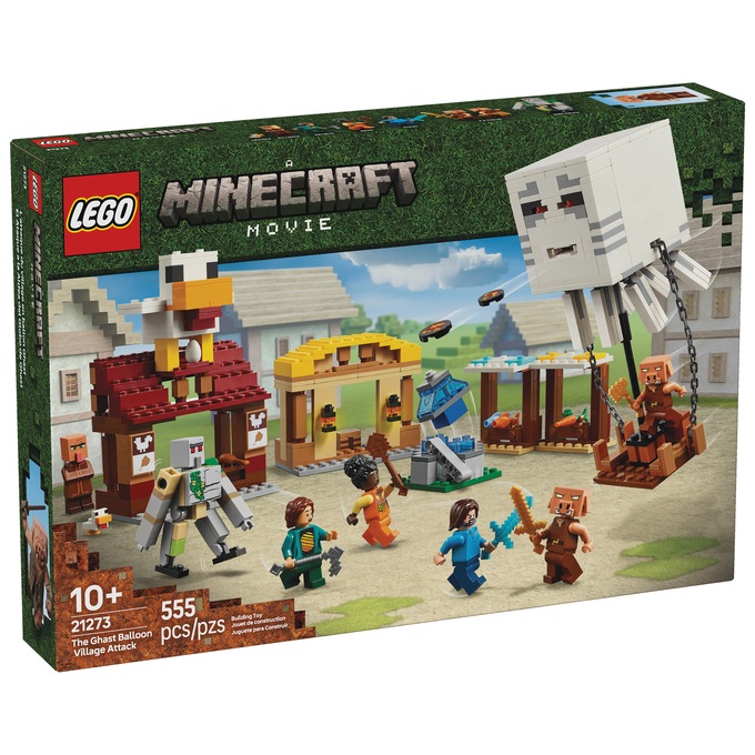 LEGO Minecraft The Ghast Balloon Village Attack, , large