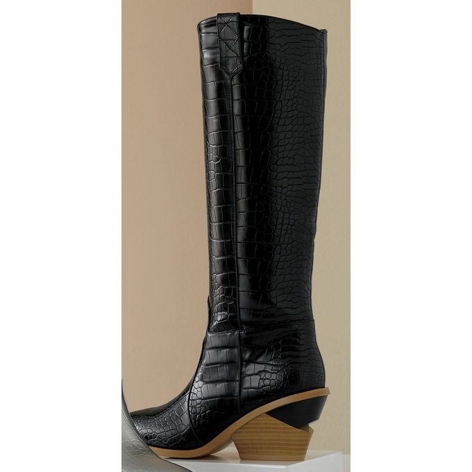 Croco Cowgirl Boot, , large